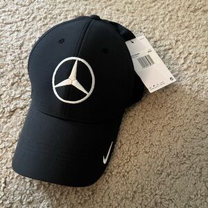 Nike Black Hat with White Logo